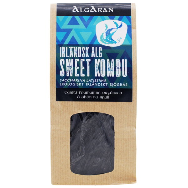 Irländsk Söt Kelp/Söt Kombu (saccharin) raw&eko 40g