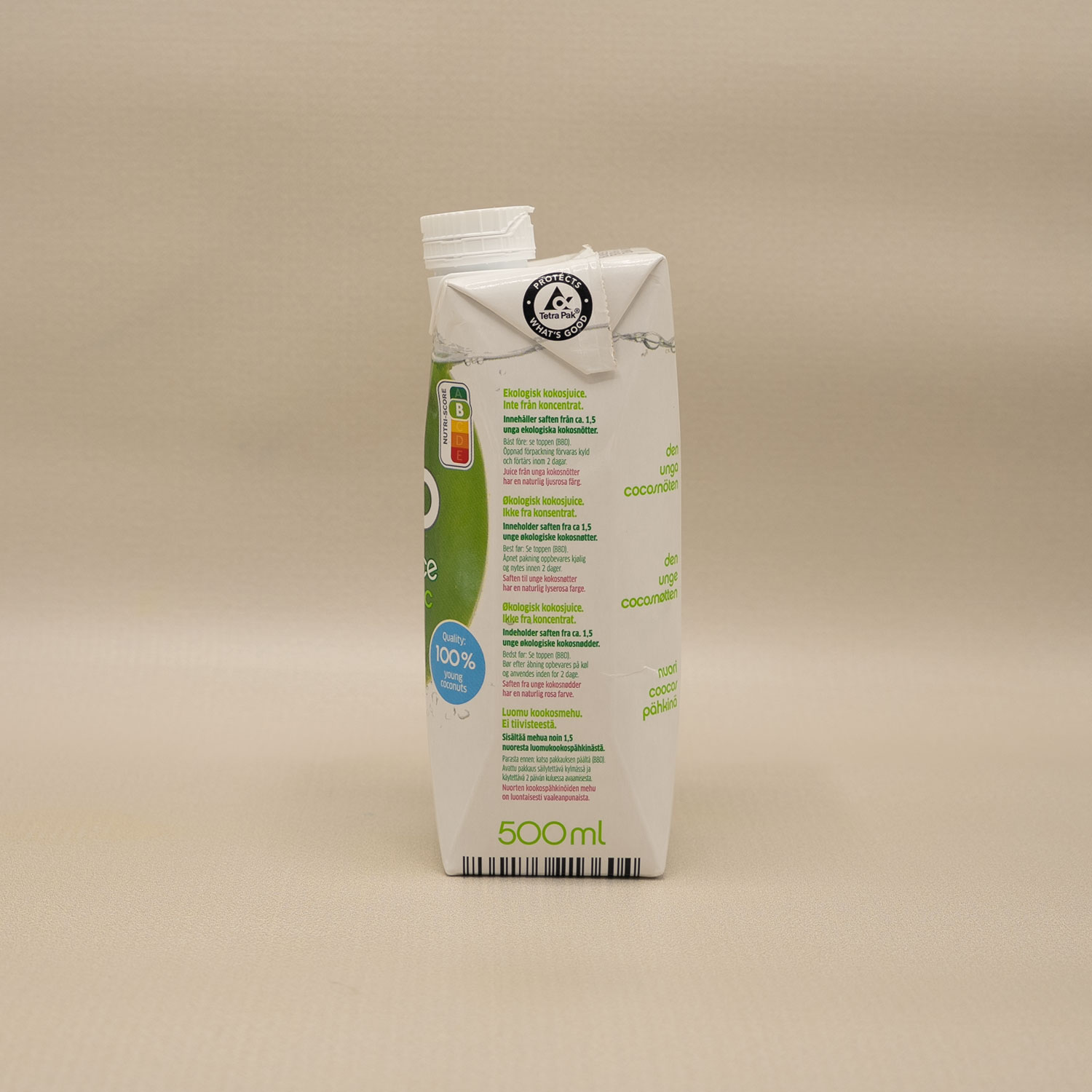 Dr Antonio Martins Kokosjuice EKO 500ml - Bild 3