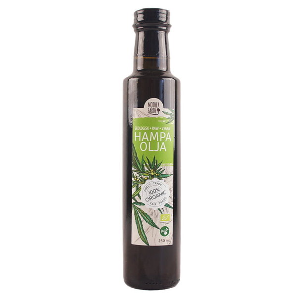 Hampaolja Kallpressad ME RAW&EKO 250ml