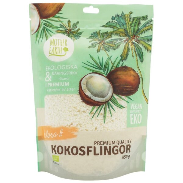 Mother Earth Premium Kokosflingor EKO 350g