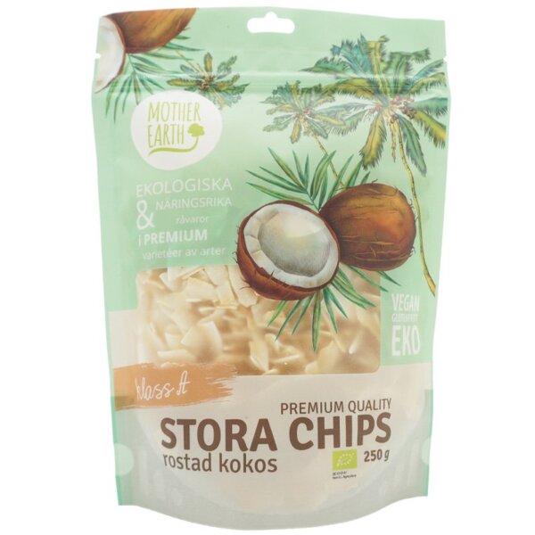 Mother Earth Premium Kokoschips Rostade EKO 250g