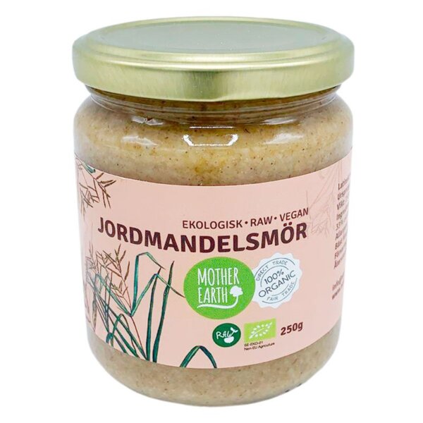 Mother Earth Premium Jordmandelsmör RAW&EKO 250g