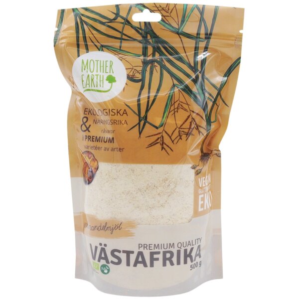 Mother Earth Premium Jordmandelmjöl RAW&EKO 500g