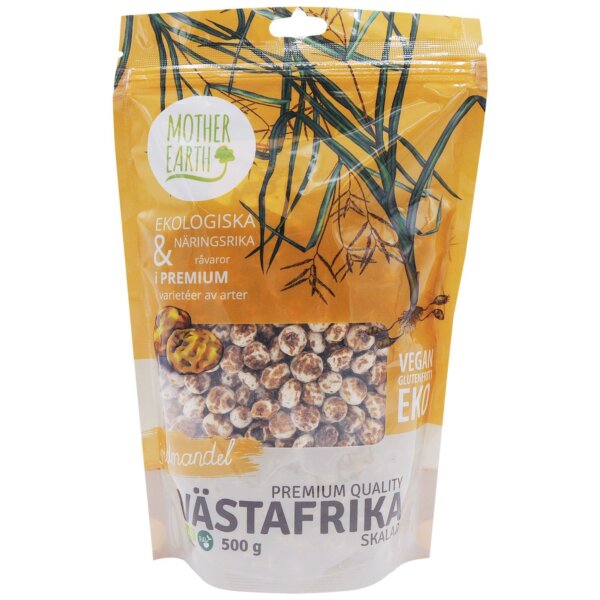 Mother Earth Premium Jordmandel RAW&EKO Skalade 500g