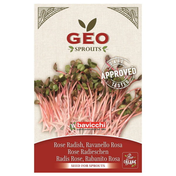 GEO Rosa Rädisfrö Sv EKO 20g