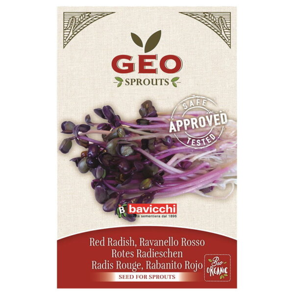 GEO Röda Rädisfrö Sv EKO 15g