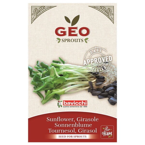 GEO Solrosfrö Sv EKO 80g