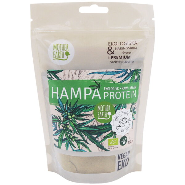 Hampaprotein 50% raw & eko 250g