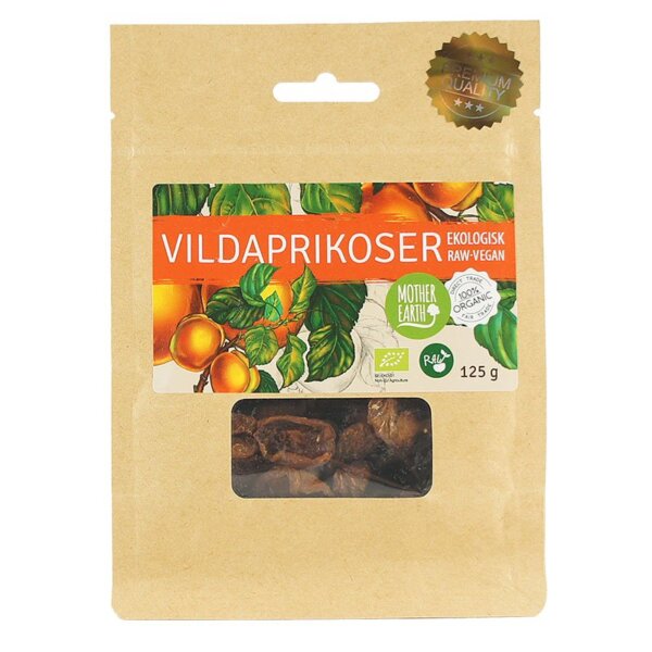 Vildaprikoser osvavlade raw&eko 125g