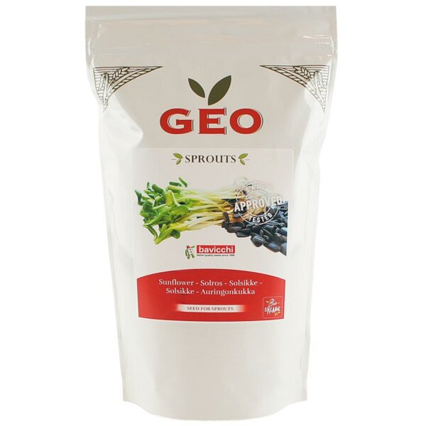 GEO Solrosfrö Sv EKO 400g