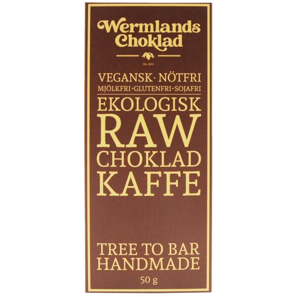 WerChoklad RAW Kaffe EKO 50g