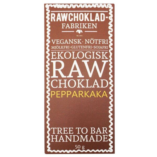 WerChoklad RAW Pepparkaka EKO 50g