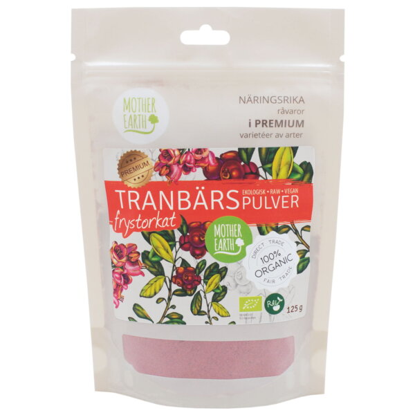 Tranbärspulver Nordisk ME EKO 125g