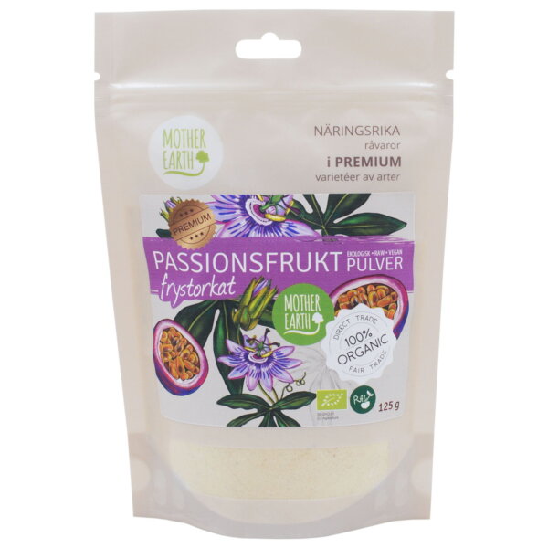 Passionsfruktspulver Frystorkad ME RAW&EKO 125g